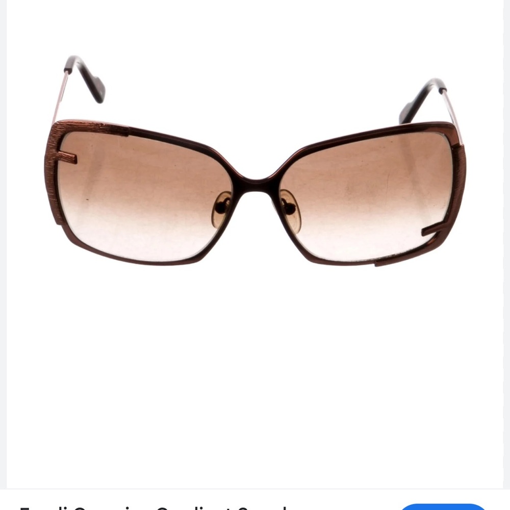 Fendi Oversized Gradient Sunglasses- Vintage